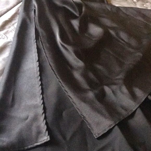 BCBGMaxAzria Black Satin Halter Dress - Picture 8 of 13